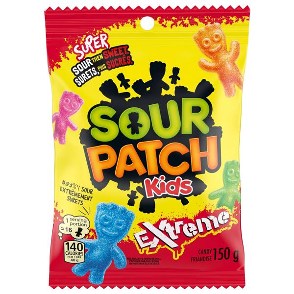 8 Sour Patch Kids Extreme Candy 150g Bags