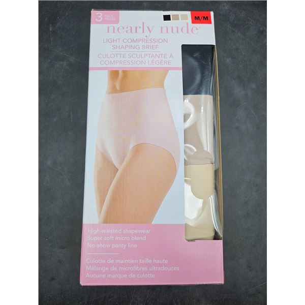 Nearly Nude Light-Compression Shaping Brief (Size M/M)