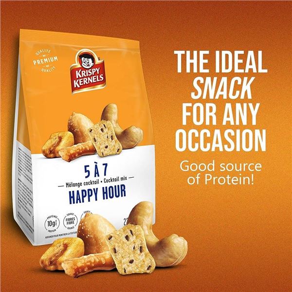 Krispy Kernels Happy Hour Cocktail Mix 6 x 225g Bags