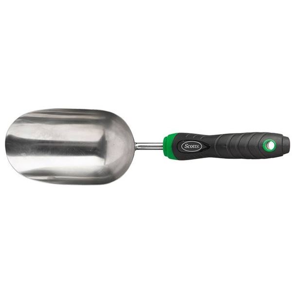 Scotts Stainless Steel Garden Scoop with Ergonomic Handle