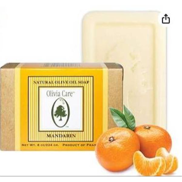 Olivia Care Mandarin Olive Oil Bath Soap Ð 4 x 567 gÊ