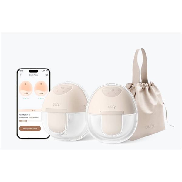 Eufy Wearable Breast Pump E10 With Smart Features and App Integration