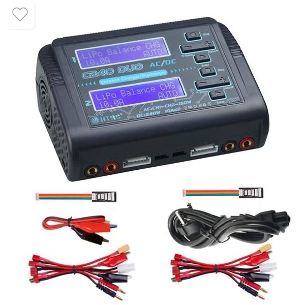 HTRC C240 Balanced Lithium Battery Charger Remote Control