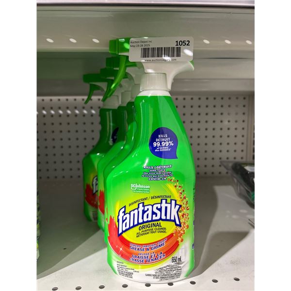 Fantastik Original All Purpose Cleaner 650mL Spray Bottle x 4
