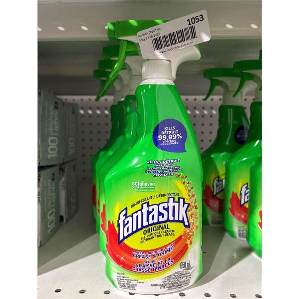 Fantastik Original All Purpose Cleaner 650mL Spray Bottle x 4