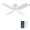 Image 1 : Ohniyou 38Ó Ceiling Fan with Lights Ð Modern Low Profile Ceiling Fans with Remote & APP Control