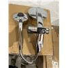 Image 2 : Chrome Dual Handheld Shower Head with Hose and Mount