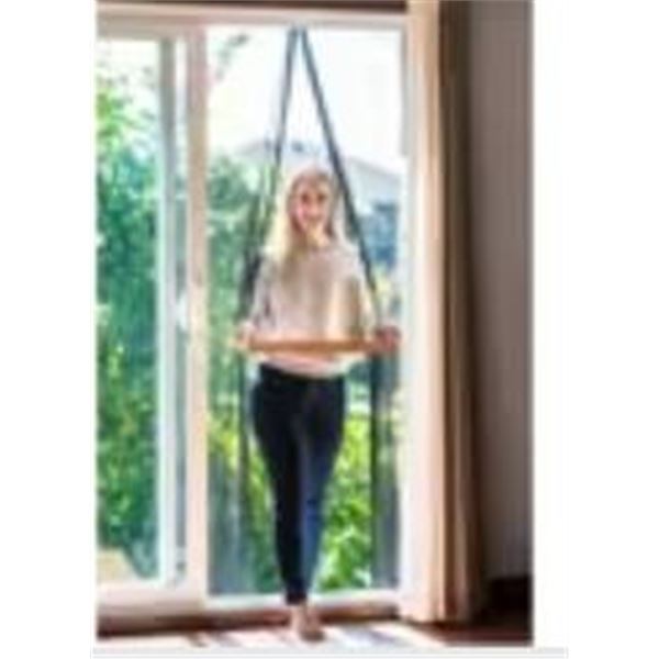 Climaloc Magnetic Screen Curtain, 37 in x 83 in (94 cm x 211 cm), Black