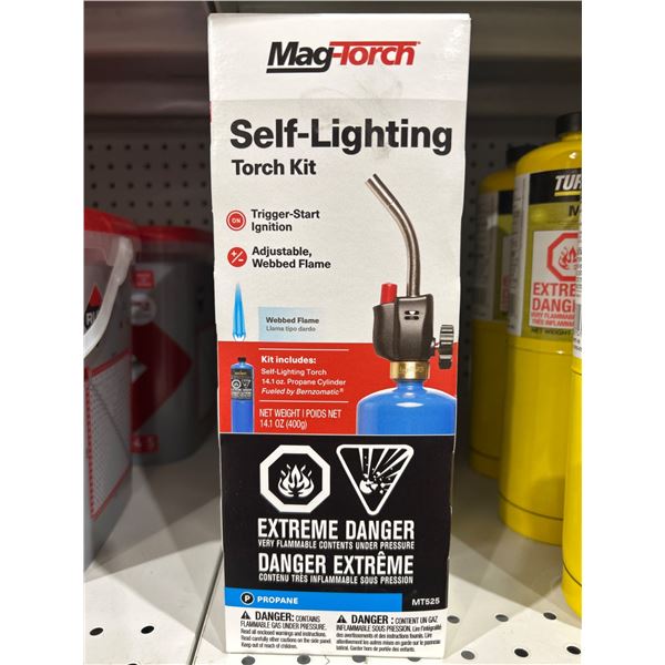 MagTorch MT245C Self-Lighting Torch Kit with Adjustable Flame