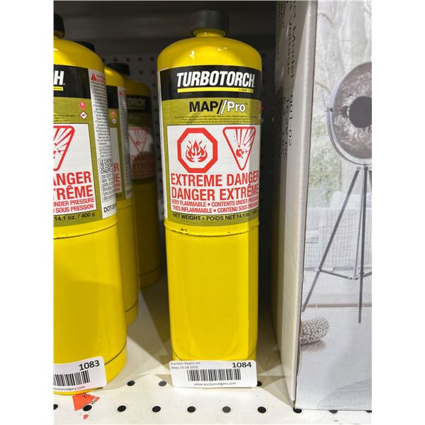 TurboTorch MPT-1R MAP/Pro Cylinder, 400g x 3