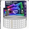 Image 1 : Ailbton 300-LED/10m Outdoor LED Strip Lights, IP68 Waterproof, RGB