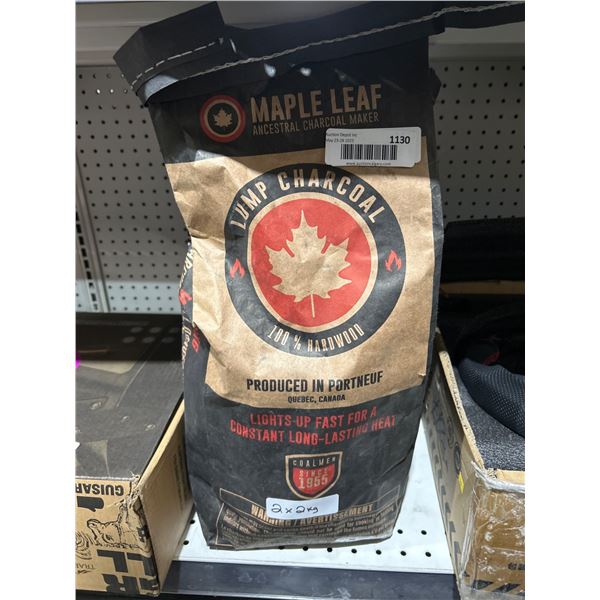 Maple Leaf Hardwood Lump Charcoal Made in Canada 3.046 kg