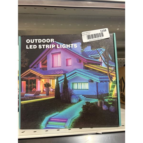 Outdoor LED Strip Lights with Waterproof Design, 60 feet