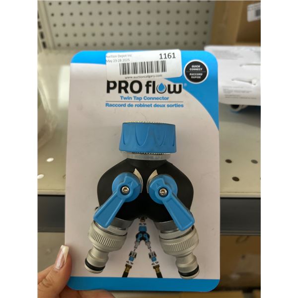 Pro Flow Twin Tap Connector with UV Protection, PFM2WCS012
