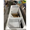 Image 5 : White Glacier Bay Bathroom Vanity Cabinet with Drawers and Storage Compartments 33_ x 21 1/2_ x 60_