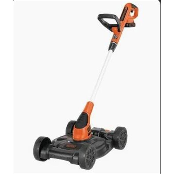 Black+Decker 3-In-1 12-Inch Compact 20V Cordless Mower Kit