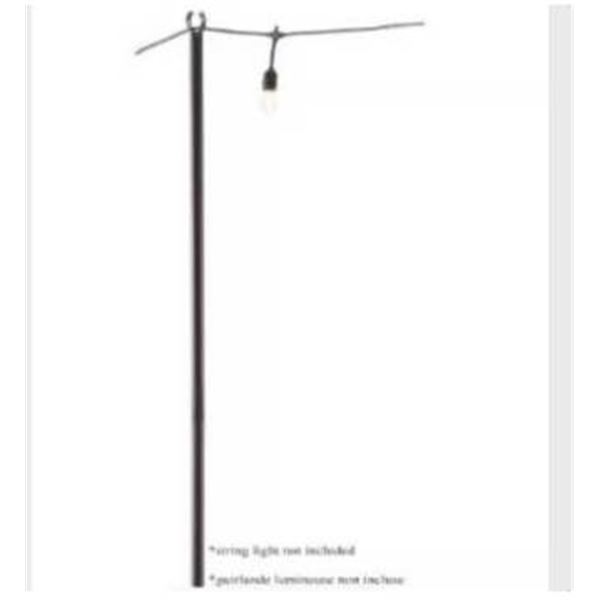 Holiday Styling String Light Pole Double Ð 9-Foot String Light Poles (2 Pack)