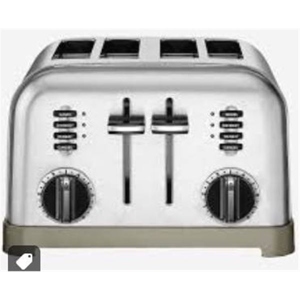 Cuisinart Brushed Stainless Steel Series CPT-180C 4-Slice Toaster
