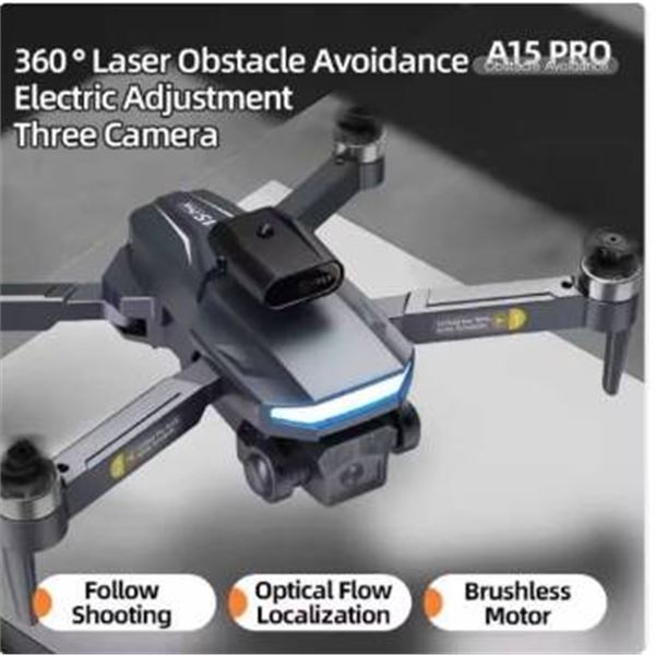 A15 Aerial Photography Wtih 3 Lens HD 4k Camera Professional Drone Intelligent Obstacle Avoidance FP