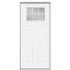 Image 1 : Masonite 36_80 Steel Prehung Door with 6 Lite Window and Energy Star Certification