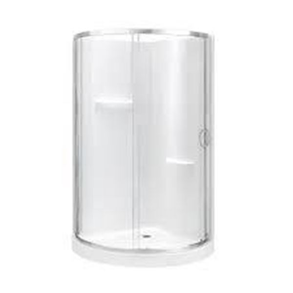 Ove Decors Shower Units: Model 29SGB-BREE30-CHRAC and 29SAB-BREE32-WHTAC