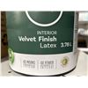 Image 2 : Laurentide Boomerang Evergreen 5383-76 Velvet Finish Latex Interior Paint, 3.78 L