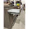 Image 3 : Gray Double Sink Bathroom Vanity with Cabinets and Drawers 60_ x 21 1/2_ x 34_