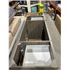 Image 4 : Gray Double Sink Bathroom Vanity with Cabinets and Drawers 60_ x 21 1/2_ x 34_