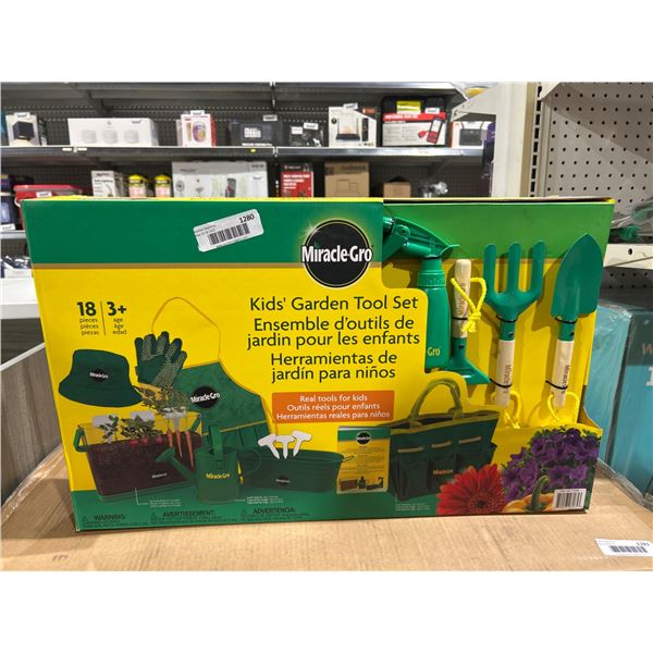 Miracle-Gro KidsÕ Garden Tool Set, 18 Pieces, For Ages 3+