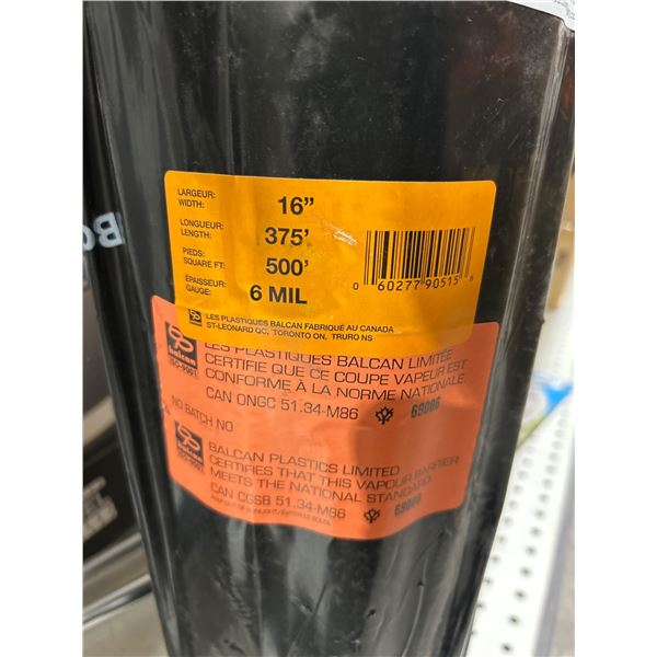 ÊBalcan 16_ x 375_ Ð 500 sq ft Plastic Sheet