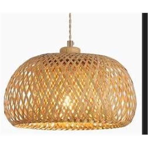 Hchunqjor Bamboo Large Light Fixture SHADE ONLY