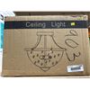 Image 2 : DingliLighting Depuley Ceiling Light WS-FNC37-40B with 3 x Max 40W Lamps