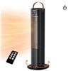 Image 1 : Space Heaters Indoor Use, 26_ 12ft/s Electric Heater with Remote, 1500W Electric Heater