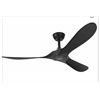Image 1 : Alescu 52_ Outdoor Ceiling Fan with Remote Control, Black
