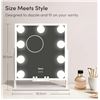 Image 1 : Fancii Maddie Vanity Mirror with BT Speaker and Wireless Charging