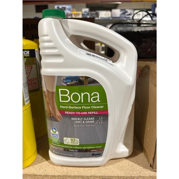 Bona Hard-Surface Floor Cleaner Ready-to-Use Refill, 128 Fl. Oz.