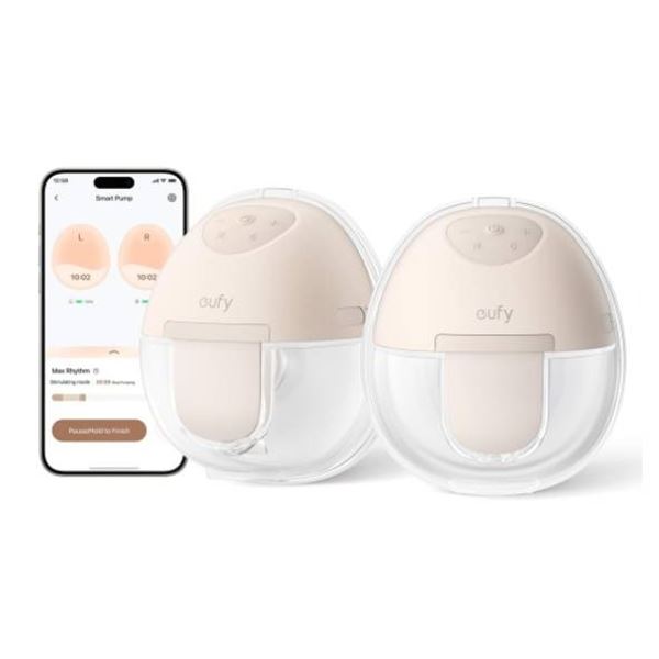 Eufy Wearable Breast Pump E10, PAP21, Hands-Free, Smart App Control