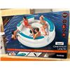 Image 2 : Bestway Hydro-Force Inflata-Shield One Island Floating Lounge, 4-Person Capacity