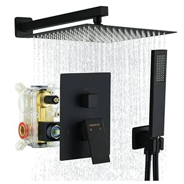 BlackÊRain Shower System Set May Vary From Stock