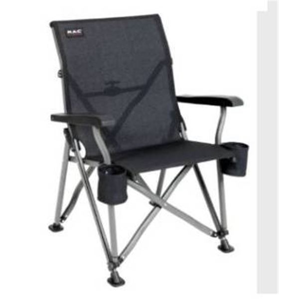 MAC Folding Portable Chair with Steel Frame and Carrying Case