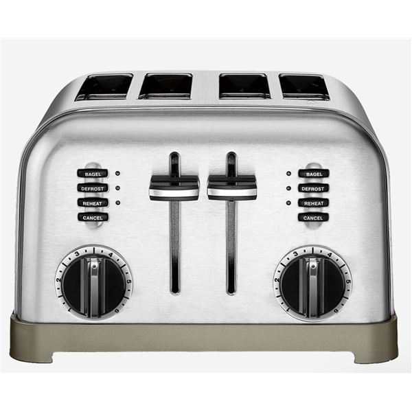 Cuisinart CPT-180C Metal Classic 4-Slice Toaster, Brushed Stainless Steel