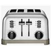 Image 1 : Cuisinart CPT-180C Metal Classic 4-Slice Toaster, Brushed Stainless Steel