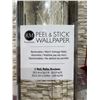 Image 2 : RoomMates Peel and Stick Wallpaper Ð 20.5 in x 16.5 ft Roll (Gray Stone Design) Lot of 4