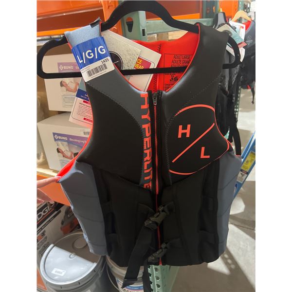 Hyperlite Wake Co. Large/Grande Life Jacket with Dual Buckle Closure