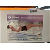Image 2 : Ebung Premium Leg Elevation Pillow | Memory Foam Leg Rest | Wedge Relieves Leg, Hip, Back, & Knee Pa