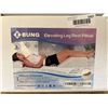 Image 2 : Ebung Premium Leg Elevation Pillow | Memory Foam Leg Rest | Wedge Relieves Leg, Hip, Back, & Knee Pa