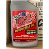 Image 2 : Lucas High Performance Synthetic SAE 0W-40 Motorcycle Oil, 6 x 946ml