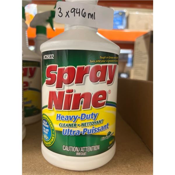 Spray Nine Heavy-Duty Cleaner 3 x 946ml