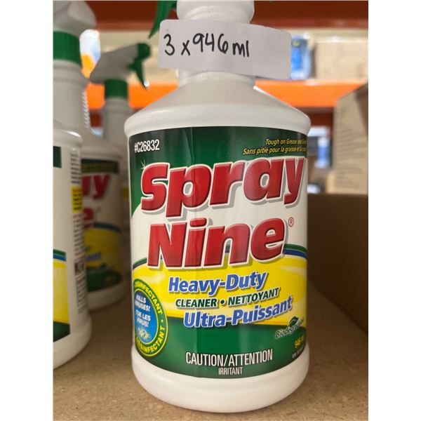 Spray Nine Heavy-Duty Cleaner 3 x 946ml