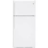 Image 1 : GE Top-Freezer Refrigerator in White